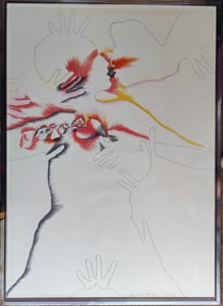 Marisol Escobar AP Lithograph in Colors Titled Erotic 1979