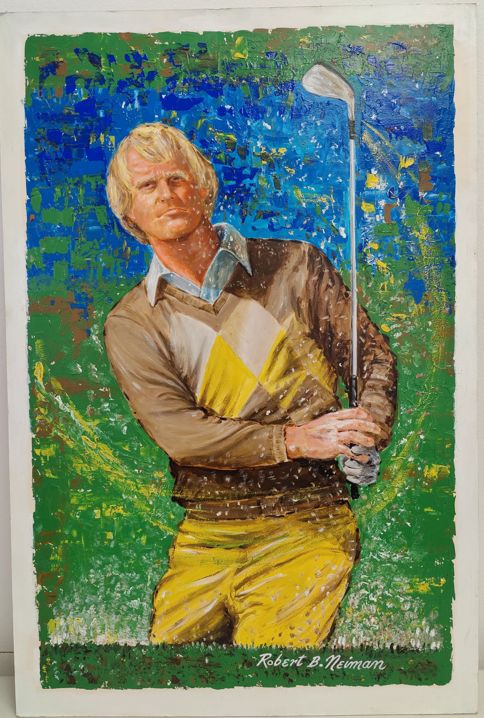 Robert B. Neiman O/B Illustration of Jack Nicklaus (1 of 4)