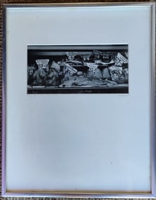 Scarce Ron Stark Photograph German Butcher Shoppe '74
