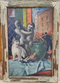 Oscar Fisher Surrealist May 1 Chicago Workers Uprising