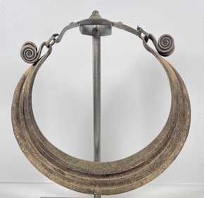 Miao HMong North Laos Silver Ceremonial Necklace