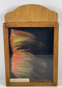 c1860 Pawnee Hair Roach in Shadowbox Frame