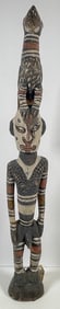 Vintage Yamok Sawas Tribe Ancestor Mythological Wooden Figure