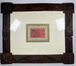 19th Century Tramp Art Frame
