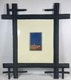 19th Century Tramp Art Frame