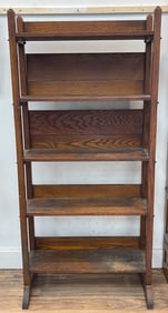 Arts & Crafts Oak Book Shelf
