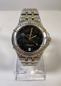 Krieger Lunar Constellations Chronometer Man's Wrist Watch Original Box
