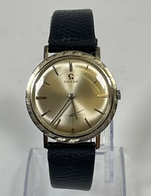 c1961 US Collection 14k Yellow Gold Omega Mens Wristwatch