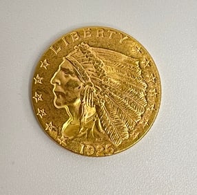 U.S. 1926 Gold $2 1/2 Coin