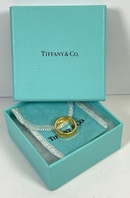 Tiffany & Co 18k Yellow Gold Eternity Band Size 4 w/ Box
