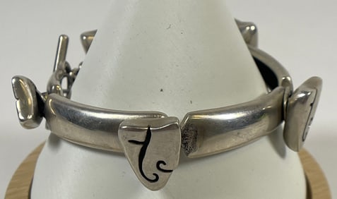 Vintage Native American Sterling Silver Bracelet
