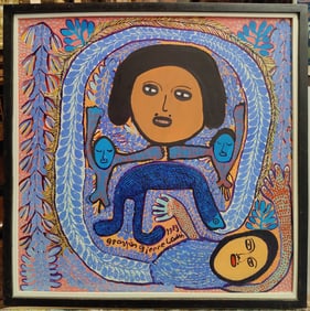 Prospere Pierre Louis O/B Haitian Folk Art Figures
