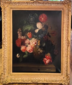 Terence Alexander O/C Still Life w/ Flowers