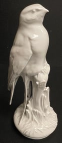 19th C Meissen Blanc de Chein Porcelain Model of a Swallow Bird