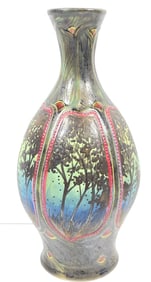 Stephanie Young Clearwater Designs Twilight Meditation Art Pottery Vase