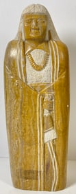 Native American Navajo T. Pettigrew Carved Alabaster Sculpture