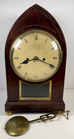 18th Century English Double Fusee Cathedral Clock