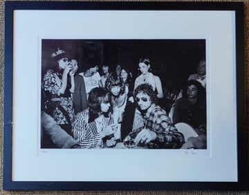 Ken Regan L/E Photo The Rolling Stones, Bob Dylan Party