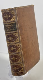 1870 The Heroes of England Leather Bound Book
