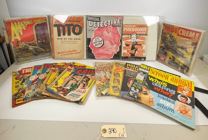 Lot of True Crime / Graphic Novel Comic Books