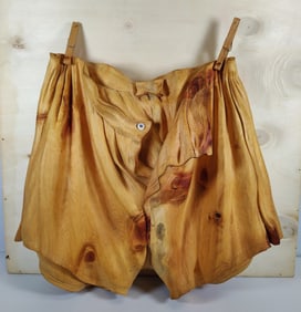 Loris Marazzi Cirmolo Pine Carved Wood Boxer Shorts