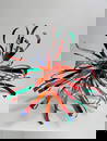 Dorothy Gillespie Enamel on Aluminum 3D Orb Abstraction