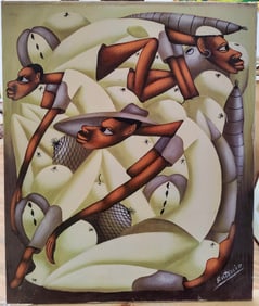 Guillaume Haitian Folk Art Dancing Women