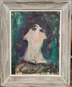 Early Selina Trieff Abstract Impressionist Portrait