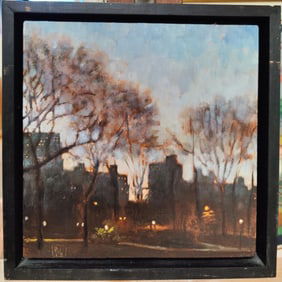 Benat Iglesias Lopez O/B Central Park Painting