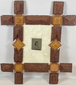 19th Century Tramp Art Frame