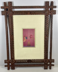 19th Century Tramp Art Frame