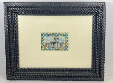 19th Century Tramp Art Frame