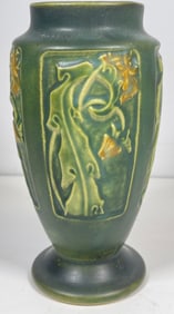 Art Deco Roseville Rosecraft Pottery Panel Vase