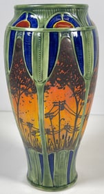 Stephanie Young Calmwater Designs Sunset Marsh w Power Vase