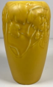 Rookwood Grape & Leaf Motif Art Pottery Vase #2604