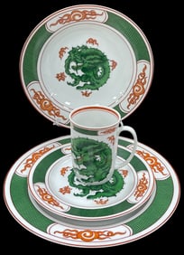Fitz & Floyd Dragon Crest Service for 12