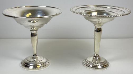 Lot of 2 Sterling Silver Tazzas