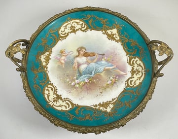 French Sevres Bronze Mounted Chateau des Tuileries Centerpiece