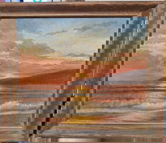 Jennifer Webb O/B Seascape Titled Sunset