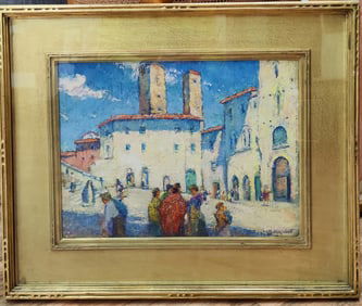 Howard Hildebrandt O/B of San Gimignano Square