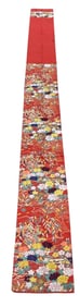 VIntage Japanese Embroidered Kimono Sash