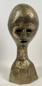 Mid Century Modern Andre Minaux Head Sculpture