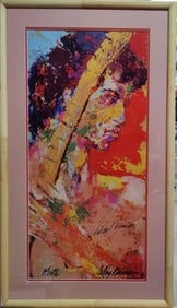 LeRoy Neiman Signed Keith Richards Offset Lithograph