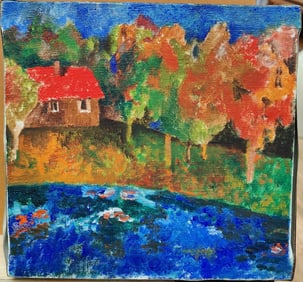 Alan Peters Post Impressionist Country Landscape