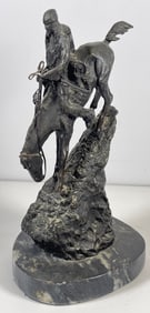 Frederic Remington Bronze Sculpture Mountain Man