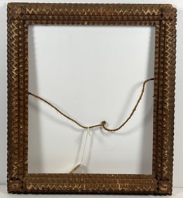 19th Century Tramp Art Frame