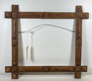 19th Century Tramp Art Frame