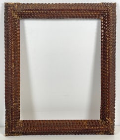19th Century Tramp Art Frame