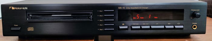 Vintage Nakamichi MB-10 Musicbank 5 CD Changer, 1998