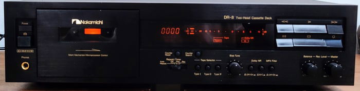 Vintage Nakamichi DR-8 Two Head Cassette Deck